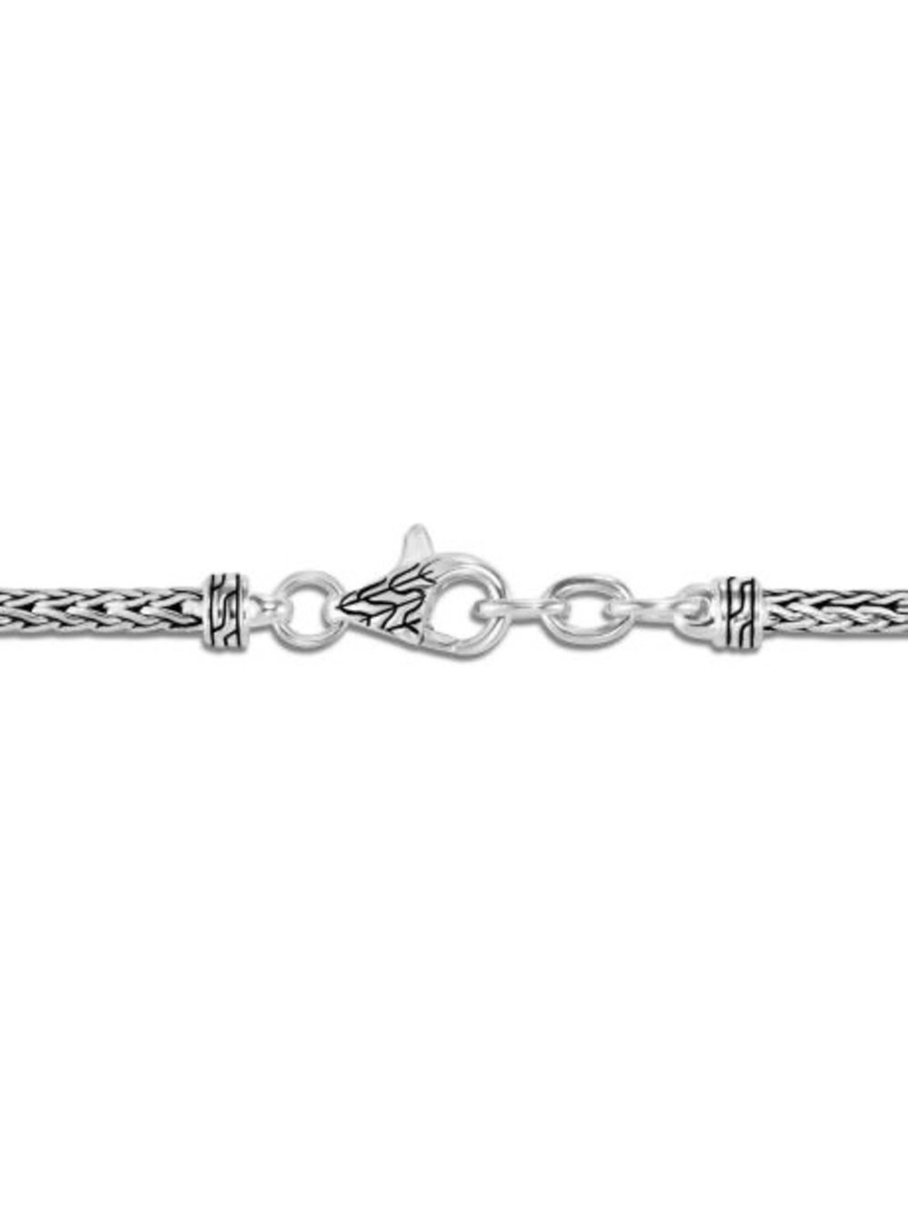 John Hardy Sterling Silver Cross Charm Bracelet (NEW) - Picture 4 of 8